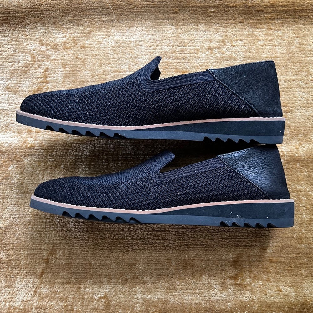 Eileen Fisher, Loafers, Flats, Womens, Sz 8,‎ Black, Knit, Stretch Slip-on - Picture 5 of 5